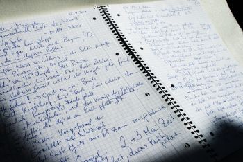 handschriftliche Blätter